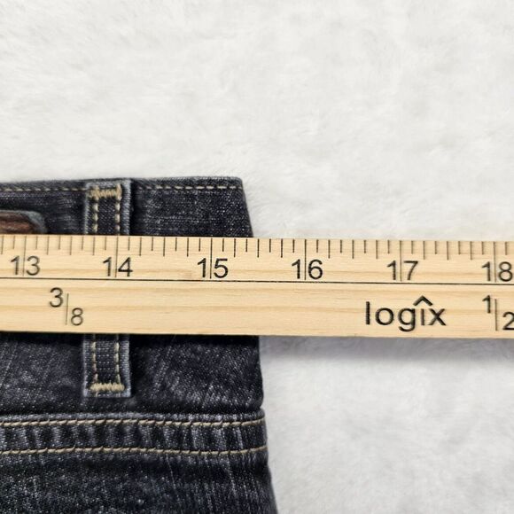 Calvin Klein Skinny Stretch Jeans Pockets Black Washed Denim Womens Sz 6 (31x30) - Picture 11 of 14